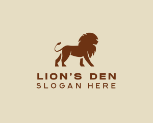 Lion Animal Company logo design