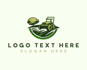 Trimmer - Lawn Mowing Landscape logo design