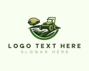 Yard Work - Lawn Mowing Landscape logo design