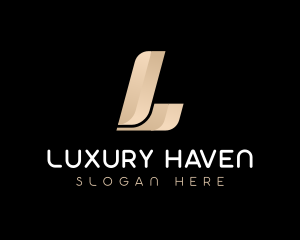 Elegant Luxury Brand Letter L logo design