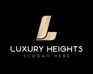 Elegant Luxury Brand Letter L logo design