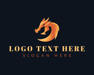 Mythology - Dragon Monster Gaming logo design