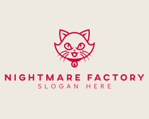 Scary - Scary Halloween Cat logo design