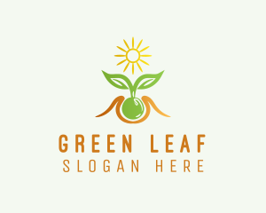 Green Seedling Agriculture logo design