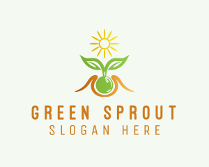 Green Seedling Agriculture logo design