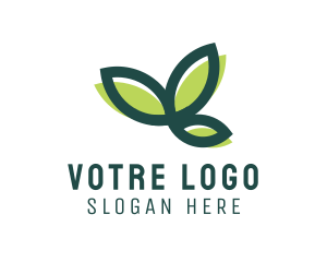 Leaf Botanical Garden  Logo