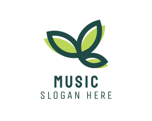 Leaf Botanical Garden  Logo