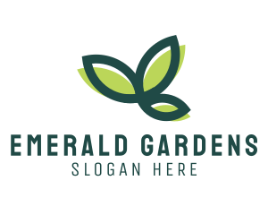 Leaf Botanical Garden  logo design