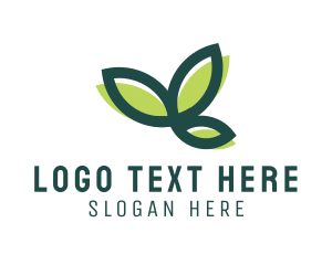 Leaf Botanical Garden  Logo