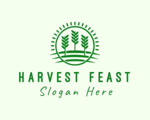 Agriculture Farm Field logo design