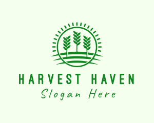 Agriculture Farm Field logo design