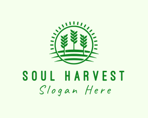 Agriculture Farm Field logo design