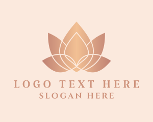 Healing - Healing Lotus Flower logo design