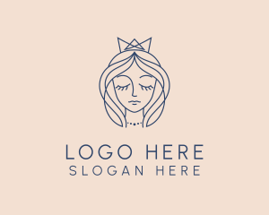 Pageant - Beauty Woman Face logo design