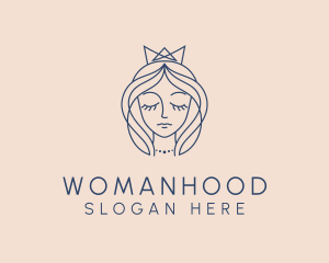 Female - Beauty Woman Face logo design
