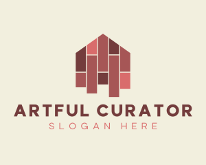 House Tiles Flooring  logo design