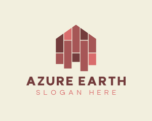 House Tiles Flooring  logo design