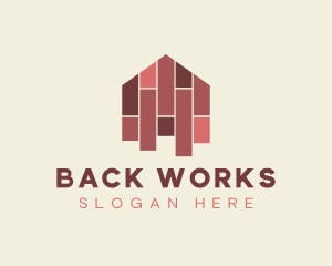 House Tiles Flooring  logo design