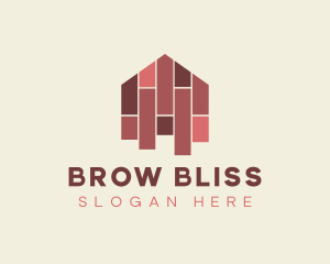 House Tiles Flooring  logo design