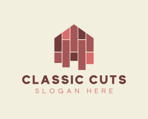 House Tiles Flooring  logo design