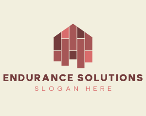 House Tiles Flooring  logo design