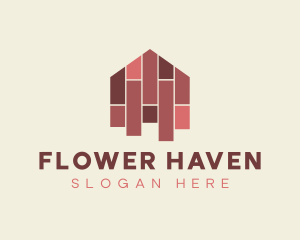 House Tiles Flooring  logo design