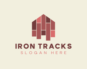 House Tiles Flooring  logo design