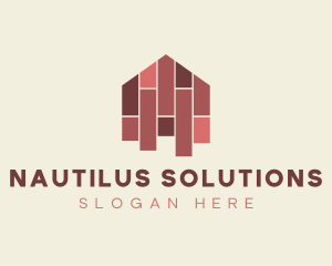 House Tiles Flooring  logo design