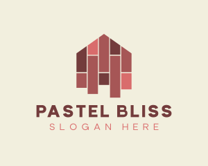 House Tiles Flooring  logo design