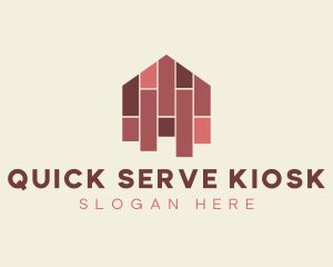 House Tiles Flooring  logo design