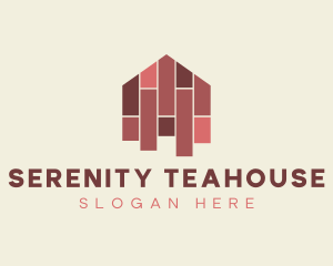 House Tiles Flooring  logo design