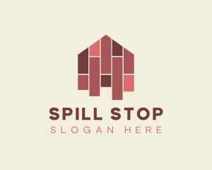 House Tiles Flooring  logo design