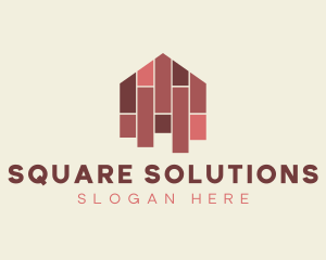 House Tiles Flooring  logo design