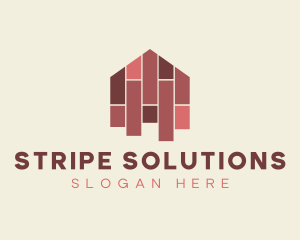 House Tiles Flooring  logo design