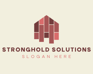 House Tiles Flooring  logo design