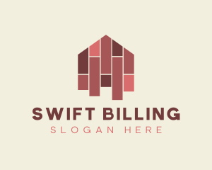 House Tiles Flooring  logo design