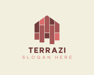 House Tiles Flooring  logo design