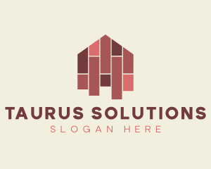 House Tiles Flooring  logo design