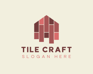 House Tiles Flooring  logo design