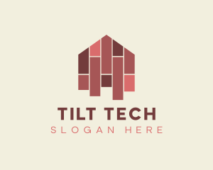 House Tiles Flooring  logo design