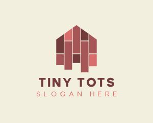 House Tiles Flooring  logo design