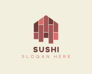 House Tiles Flooring  logo design