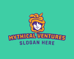 Myth - Medusa Snake Avatar logo design