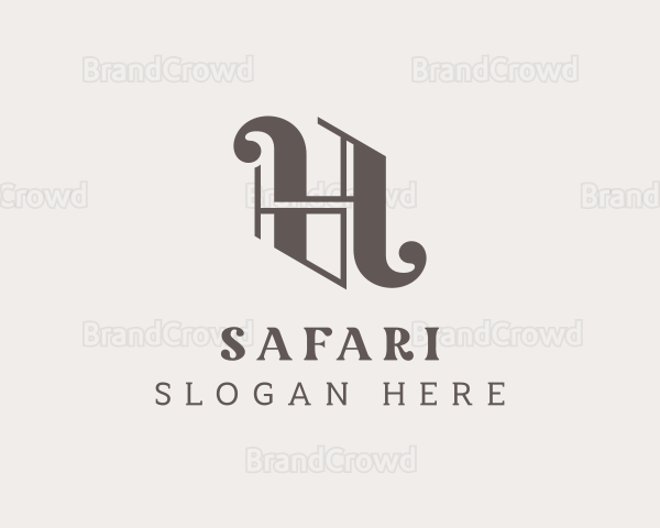 Classic Stylish Boutique Letter H Logo