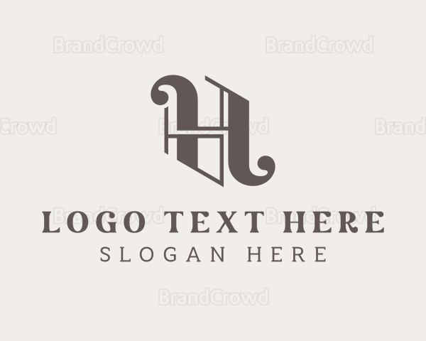 Classic Stylish Boutique Letter H Logo