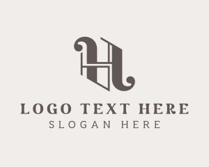 Upmarket - Classic Stylish Boutique Letter H logo design