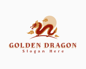 Chinese - Chinese Mythical Dragon logo design