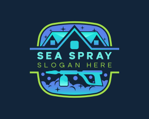 Sanitation Pressure Washer logo design