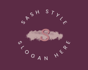 Fashion Brush Stroke logo design