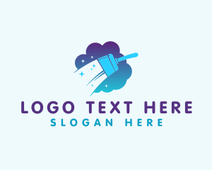 Clean - Home Sanitation Cleaning logo design